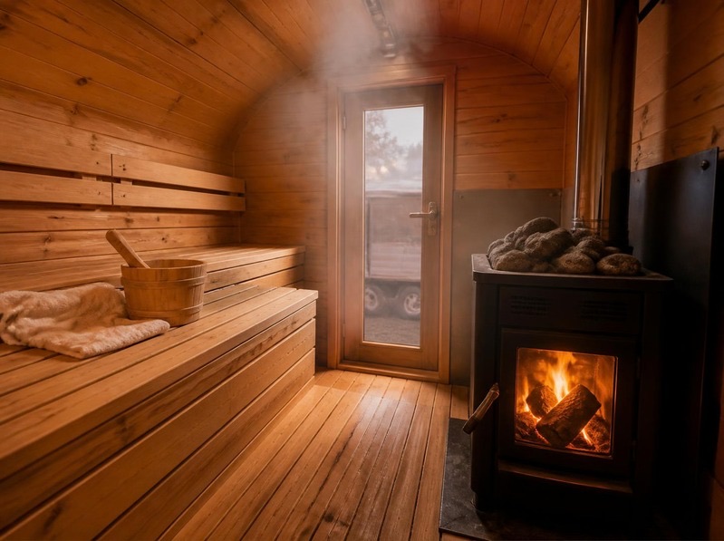 Sauna interior